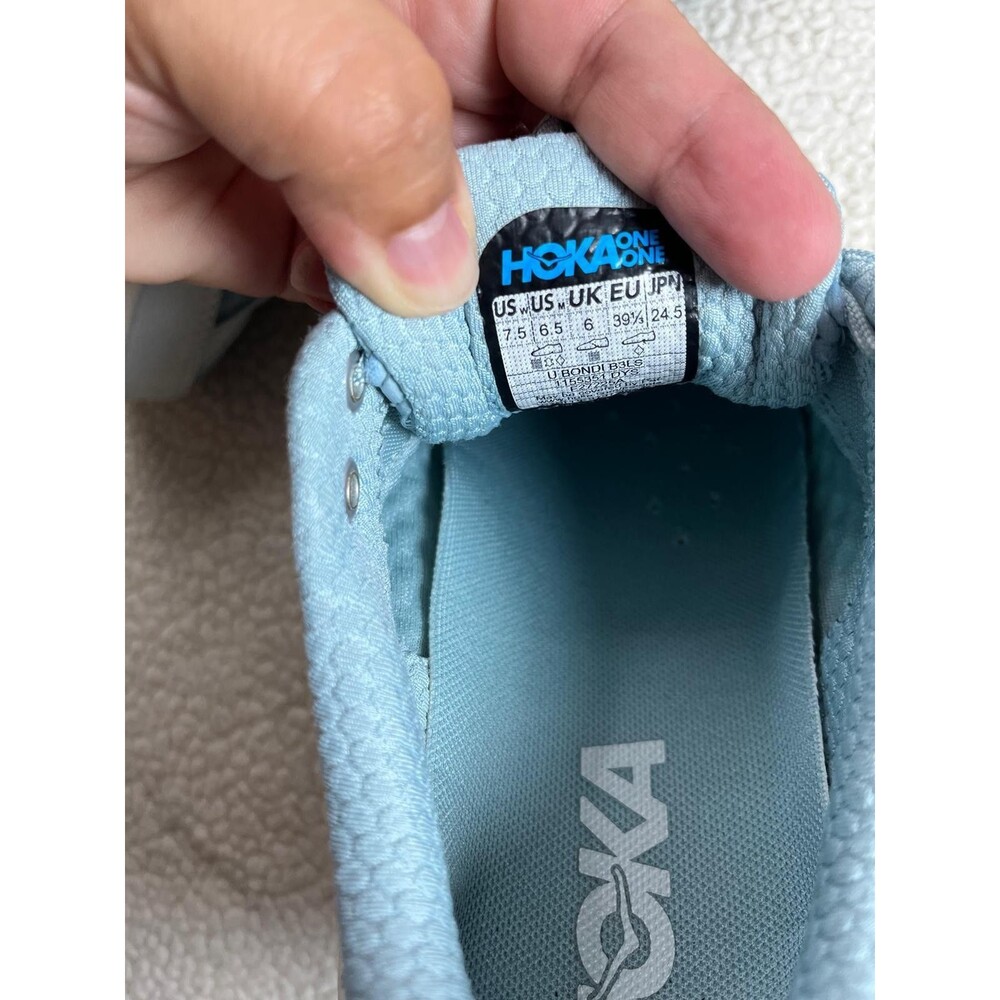 Hoka U Bondi B3 Blue Running Shoes 1155351 ASC size W 7.5 M 6.5 - Picture 7 of 8